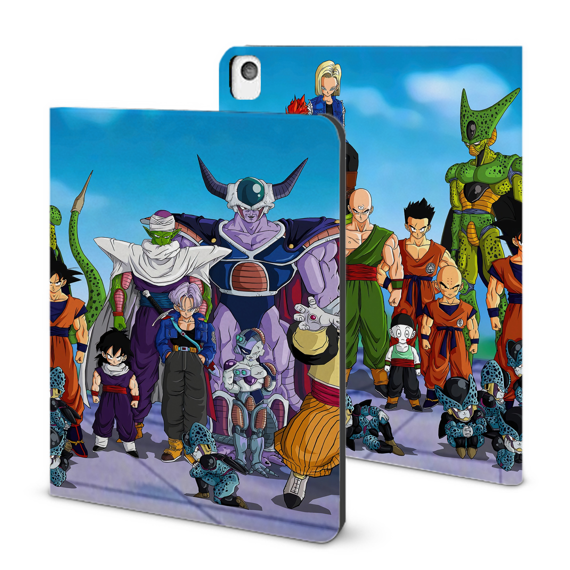 （画像用） ドラゴンボール DRAGON BALL IPadケース ペンホルダー付き ブックスタイルデザイン
